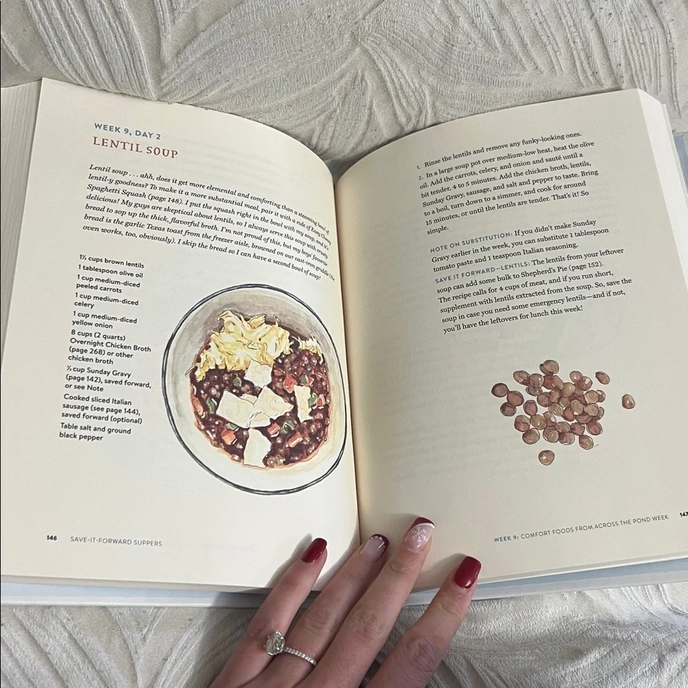 Save-It-Forward Suppers Cookbook by Cyndi Kane - White Cover